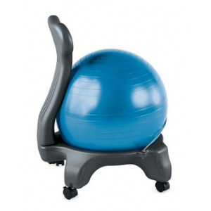 yoga ball instead of chair