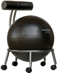 Review Isokinetics Brand Fitness Ball Chair Modeets C